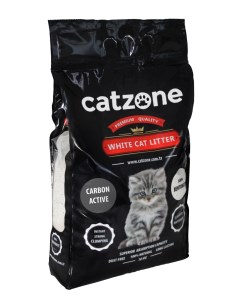Комкующийся наполнитель для кошек Active Carbon бентонитовый 10 кг 30 л Catzone