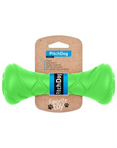Грейфер игрушка для перетягивания для собак зеленый 19 см диаметр 7 см Pitchdog