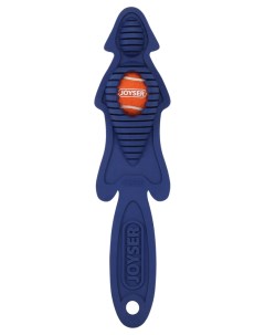 Игрушка для собак Большая шкура лисы из резины c мячом пищалкой M L синяя 45 см Joyser