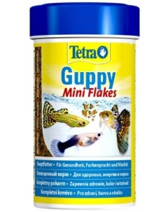 Корм для гуппи Guppy Mini Flakes хлопья мини 100 мл Tetra