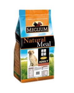 Сухой корм для собак Adult Gold говядина курица 15кг Meglium
