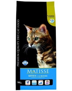 Сухой корм для котят Matisse Kitten курица 10кг Farmina