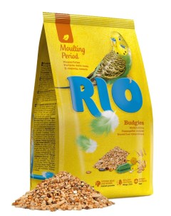 Сухой корм для волнистых попугаев Budgies в период линьки 500 г Rio