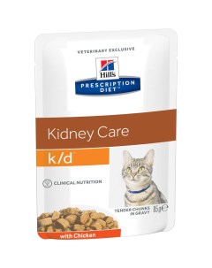 Влажный корм для кошек Prescription DietKidney Care курица 85г Hill`s