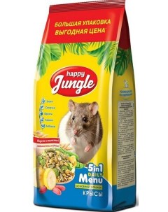 Сухой корм для крыс 900 г Happy jungle