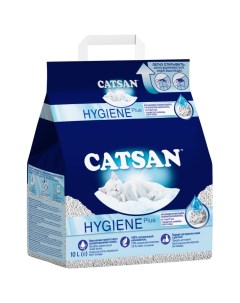 Впитывающий наполнитель Hygiene Plus кварцевый песок 10 л Catsan