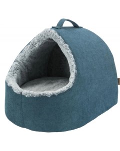 Домик для кошек и собак плюш текстиль 30x35x40см синий серый Trixie