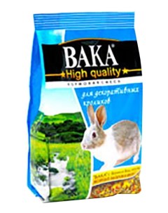 Корм для кроликов High Quality 0 5 кг 1 шт Вака