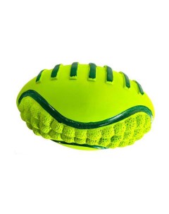 Апорт жевательная игрушка для собак Мяч Регби зеленый 11 5 см Уют