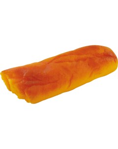 Жевательная игрушка для собак Батон желтый оранжевый 15 см Зооник