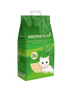 Наполнитель впитывающий древесный 15 кг 25 л Aromaticat