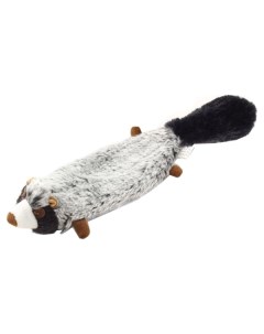 Мягкая игрушка для собак Енот плюш бело черный 45 см Триол