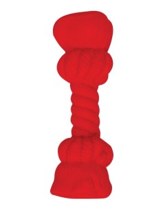 Жевательная игрушка для собак Канат из латекса красный 12 см Триол