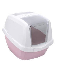 Туалет для кошек Maddy прямоугольный пластик розовый 62х49 5х47 5 см Imac