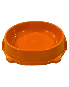Одинарная миска для кошек и собак пластик оранжевый 0 22 л Favorite