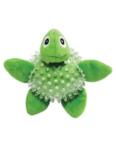 Мягкая игрушка для собак Черепаха в броне зеленая 9 см Триол