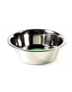 Одинарная миска для собак сталь серебристый 2 6 л Триол