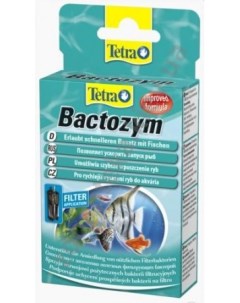 Кондиционер с культурой бактерий Bactozym для запуска аквариума 10 капсул Tetra