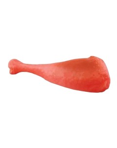 Жевательная игрушка для собак Ножка куриная оранжевый 17 см Зооник