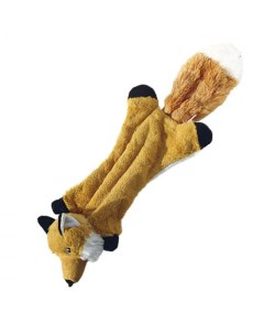 Мягкая игрушка для собак Шкурка лисы с пищалками длина 49 см Gigwi
