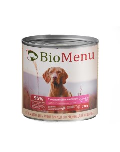 Консервы для собак мясо 750г Biomenu