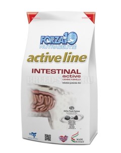 Сухой корм для собак Active Line Intestinal рыба 10кг Forza10