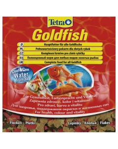 Корм для золотых рыбок Goldfish хлопья 6 шт по 12 г Tetra