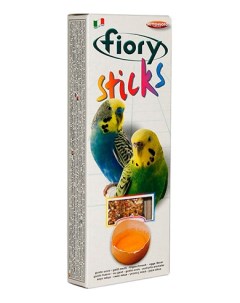 Лакомство для попугаев палочки с яйцом 60г Fiory