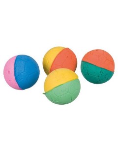 Игрушка для кошек Мягкие шарики поролон в ассортименте 4 3 см Trixie