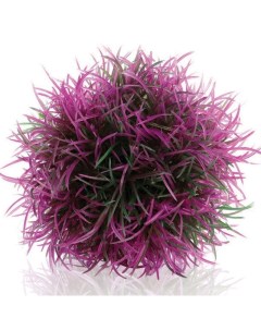 Искусственное растение для аквариума Фиолетовый водный шар пластик 10см Biorb