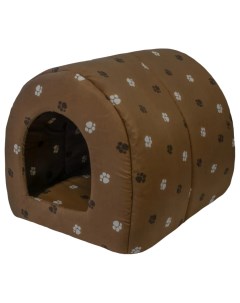 Домик для кошек и собак Арка коричневый 41x40x45см Yami-yami