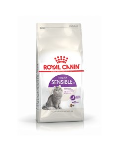 Сухой корм для кошек Sensible с чувствительным пищеварением птица 2 кг Royal canin