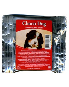 Лакомство для собак Choco Dog шоколад тёмный 15г Veda
