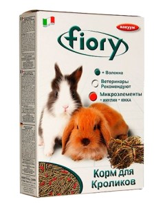 Сухой корм для кроликов Pellettato 850 г Fiory