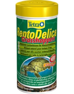 Корм для рептилий ReptoDelica кузнечики 250 мл Tetra