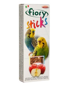 Лакомство для попугаев палочки с яблоком 60г Fiory