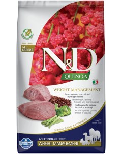 Сухой корм для собак N D Quinoa Digestion ягненок и киноа 2 5кг Farmina