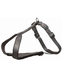 Шлейка для собак Premium Y harness S нейлон пластик серый 42 50 см 15 мм Trixie