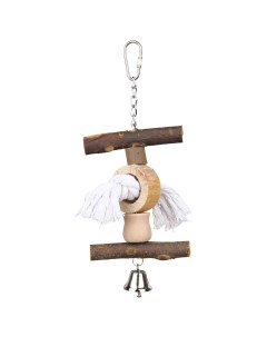 Игрушка для птиц с колокольчиком и веревочкой 20 см 58961 Trixie