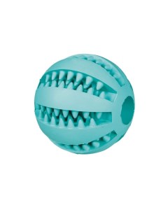 Жевательная игрушка для собак Мяч бейсбольный с запахом мяты голубой 6 см Trixie