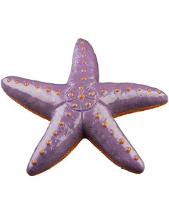 Декорация для аквариума Морская звезда с GLO эффектом пластик Glofish