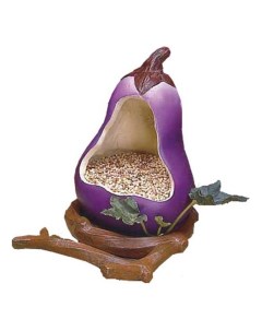 Кормушка для птиц пластик фиолетовый коричневый Penn plax