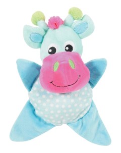 Мягкая игрушка для собак Корова звездочка синий розовый голубой 31 см Zolux
