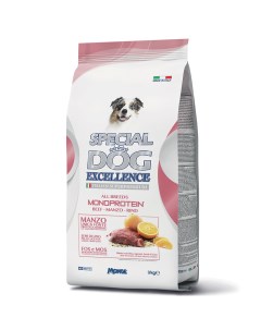 Сухой корм для собак EXCELLENCE Monoprotein говядина 3кг Special dog