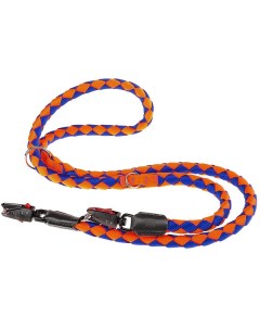 Поводок перестежка Twist Matic GA для собак 200 см x 1 8 см Оранжевый с синим Ferplast