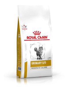 Сухой корм для кошек Urinary S O Moderate Calorie контроль веса при МКБ 1 5кг Royal canin