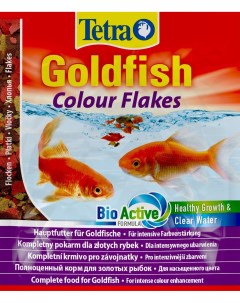 Корм для золотых рыбок Goldfish Colour для улучшения окраса хлопья 12 г Tetra