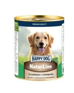 Консервы для собак с чувствительным пищеварением телятина с овощами 410 г Happy dog