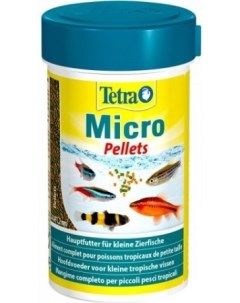 Корм для мелких тропических рыб MICRO PELLETS пеллеты 100 мл Tetra