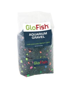 Грунт для аквариума GloFish черный с флуоресцирующими гранулами 2 268 кг Tetra